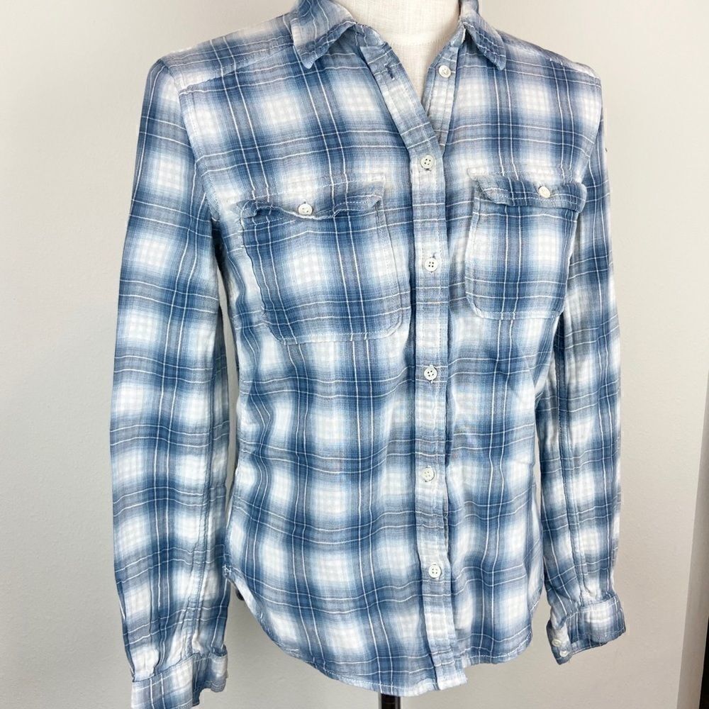 Paige Trudy Button Front Plaid Shirt - Picture 4 of 8